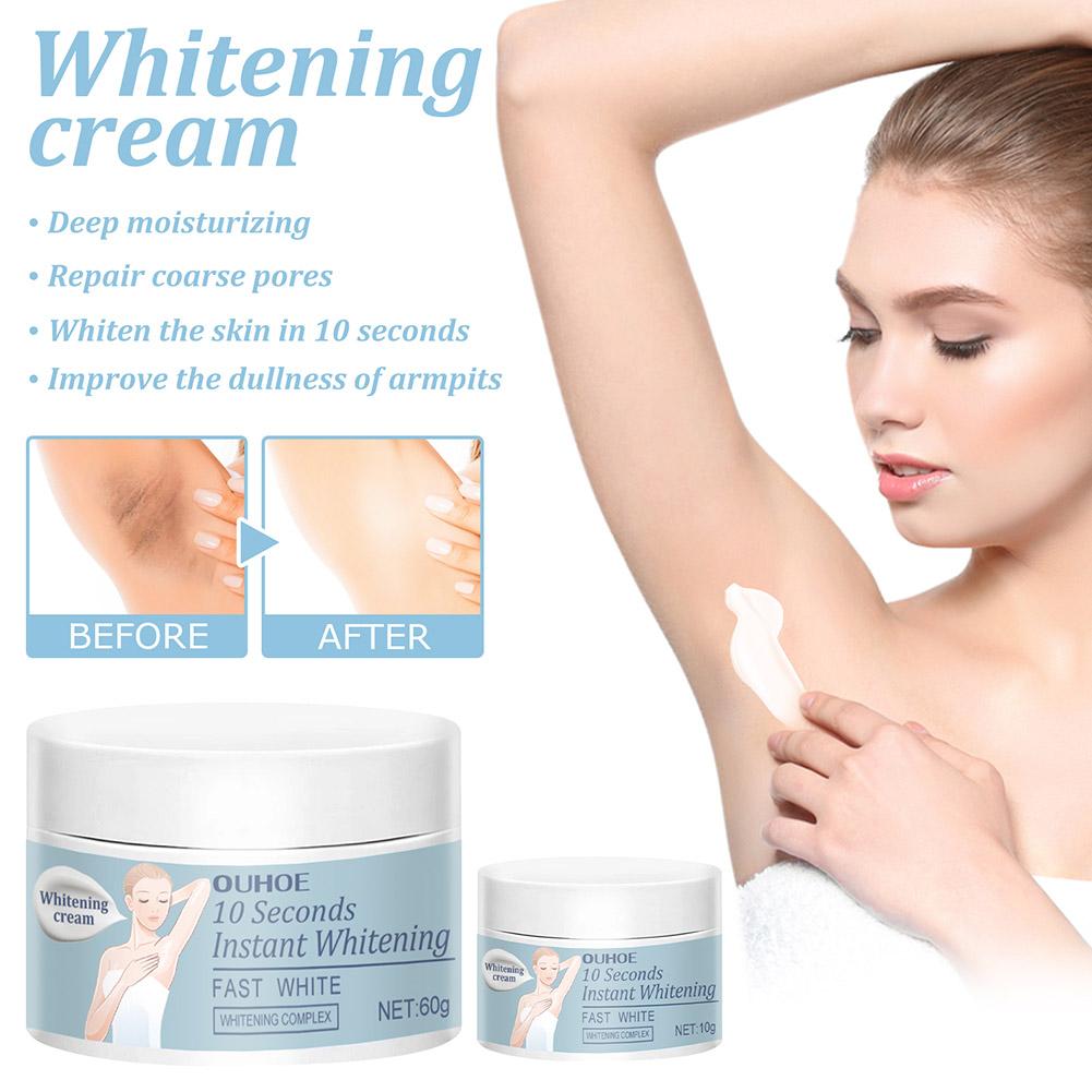 60g Schnelle Bleaching Creme Achsel Achselhöhle Bleaching Private Knie Pflege Teile Creme Creme Whiteni N7Q3