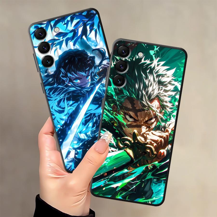 Demons Anime Slayer Case for Samsung Galaxy A01 A02 A06 A03 Note 20 Ultra 9 10 A04 A30 A40 A10 A20 A50 A70 A05 Soft Back Phone