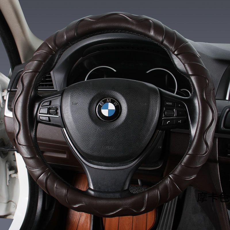 Creative Trendy Personalized Breathable Sweat Absorbing Men s and Women s Car Use Brown Round
