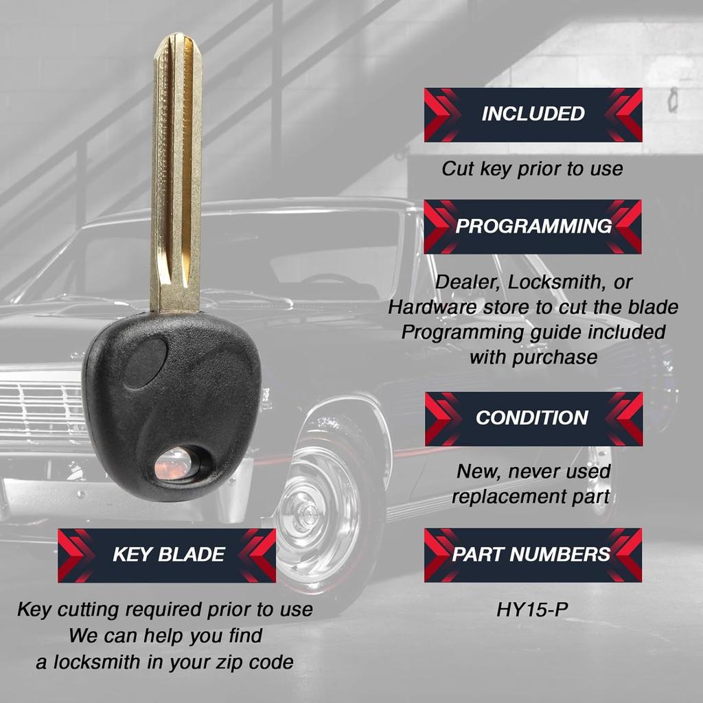 2X USARemote Remote Fob Uncut Plastic Head Blank Car Door Key for Hyundai Elantra Entourage Sante Fe Sonata Genesis Coupe Tucson Kia Forte Optima