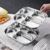 JiYouShi 316 Stainless Steel 5-Compartment Deep Divided Plate