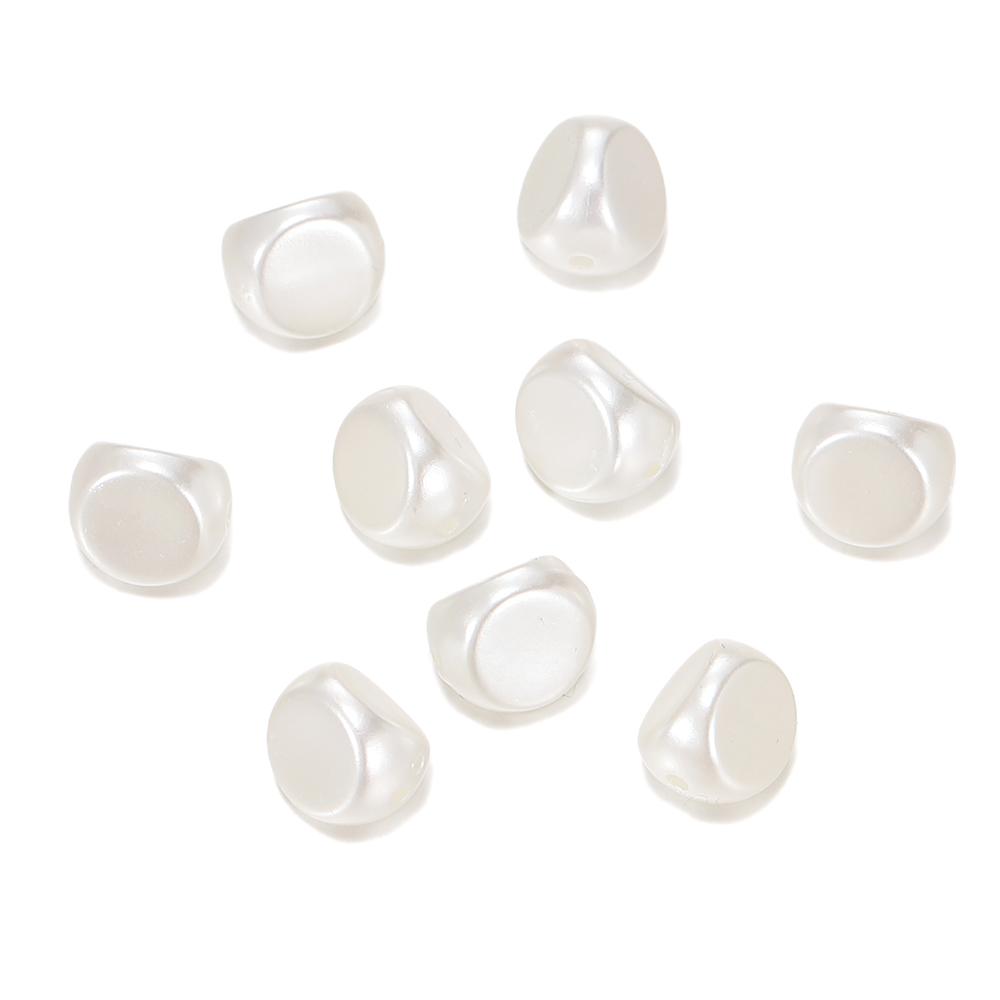 30 st Oregelbundna ABS Imitationspärlor Pärlor Akryl Mellanlägg Löst Pärlor för Smyckestillverkning DIY Halsband Örhängen Armband Halsband