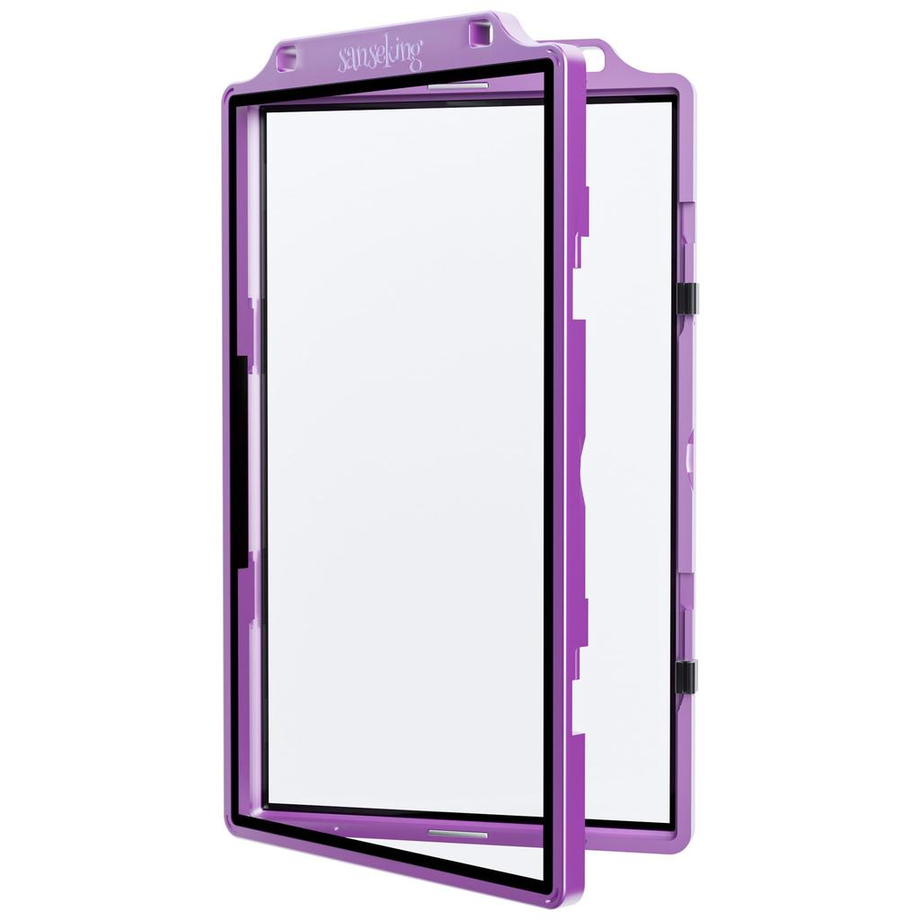 [Sanseking] 35PT PSA Standard Card Magnetic Card Case Collector Card Case Matte Metal Frame UV Shield Card Case Suitable for Ball Cards