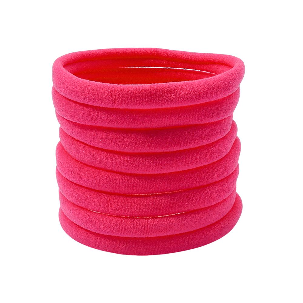 10/30 STÜCKE/Set Damen Mädchen Basic Haargummis Einfache Unifarben Elastisches Stirnband Haargummis Haarbänder Haarschmuck Pferdeschwanzhalter