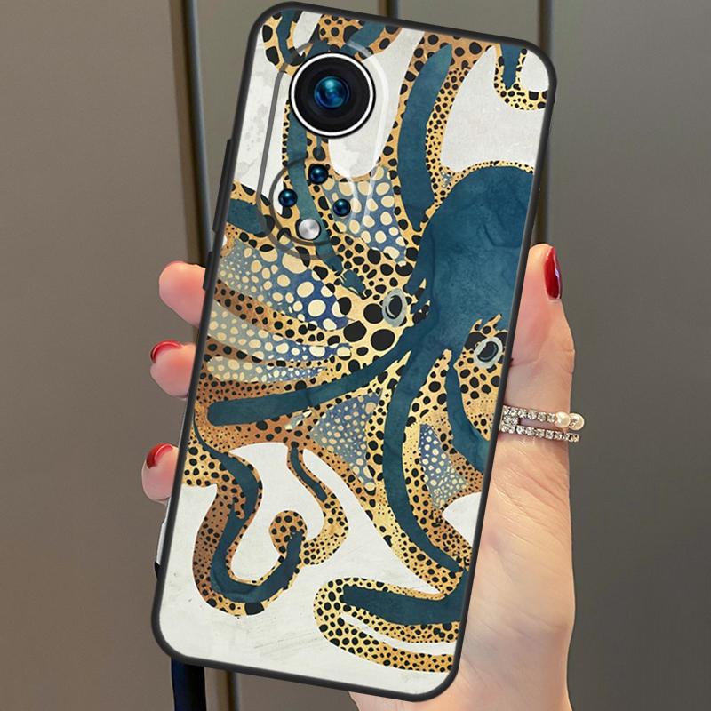Marine Life Ocean Octopus Case For Honor Magic 6 Pro 5 Lite 50 70 90 X6 X7 X8 X9 Honor X6a X7a X8a X9a X8b X9b Cover