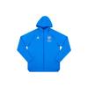 Outdoor Casual Sports Zip Hooded Long Sleeve Football Shirt Unisex Shirts Blue FQ6173