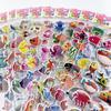 12 listů/sada vzor mořské ryby děti 3D kreslené samolepky bublina PVC scrapbooking samolepka pro Děti chlapci dívky roztomilý dárek