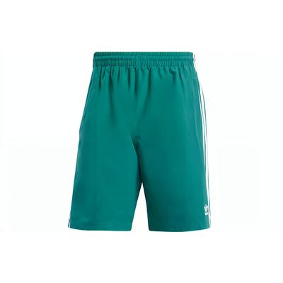 Shorts Surdimensionnés Originals Trefoil Avec Trois Rayures Color Block pour Homme Vert Forêt IW3644
