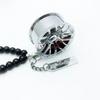 Alloy Racing Wheel Car Pendant Rearview Mirror Hanging Accessory Glossy Black Beads Silver Tag Auto Decoration Unique Design