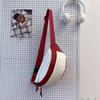 Color Block Crossbody Chest Bag Casual Waist Pack Lightweight Sling Bag for Women Men Travel Hiking Running Outdoor Sports