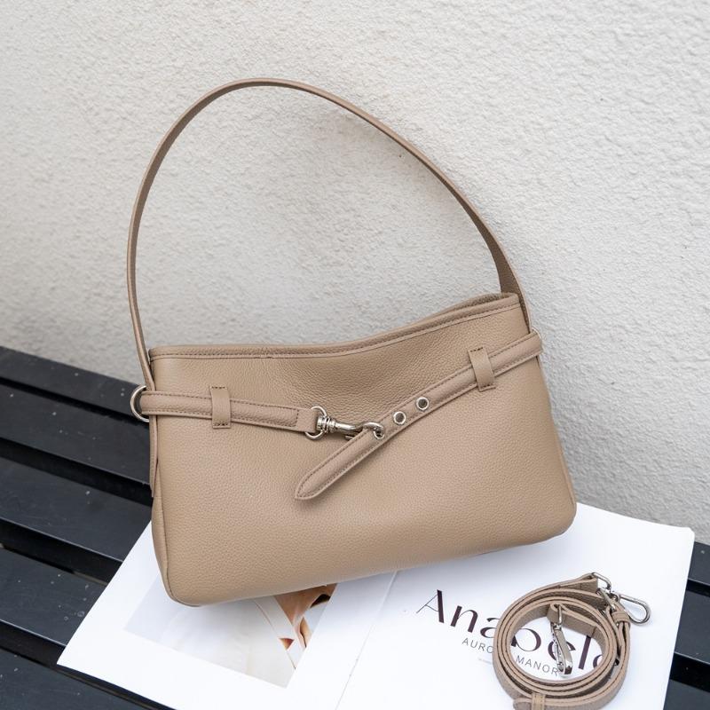 Cowhide Tote Bag Genuine Leather Underarm Bag Fashionable Single-shoulder Crossbody Women's Bag