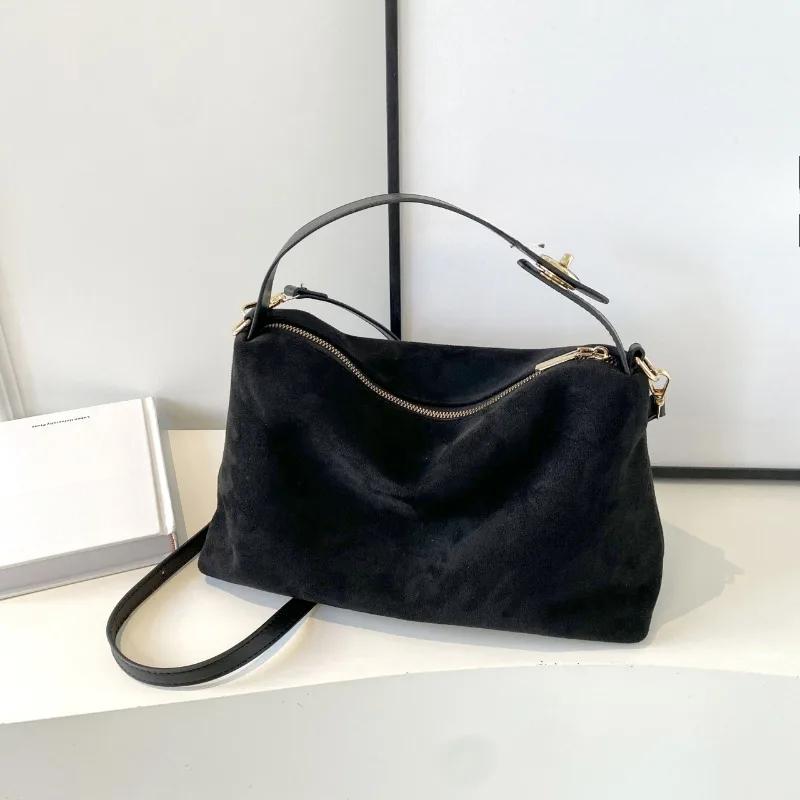 Fermoar Culoare uni Genți de umăr din PU de mare capacitate Genți pentru femei Geanta de modă simplă