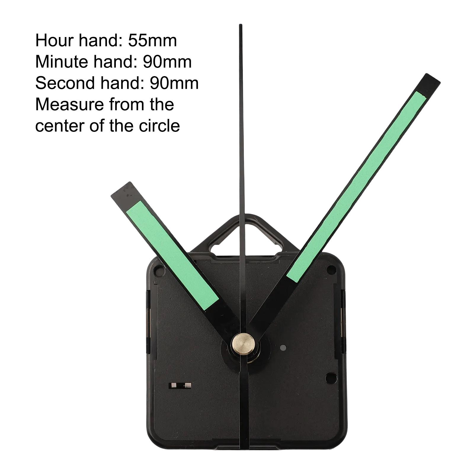 

Clock Movement with Luminous Hands for Decorative and Functional Clocks E