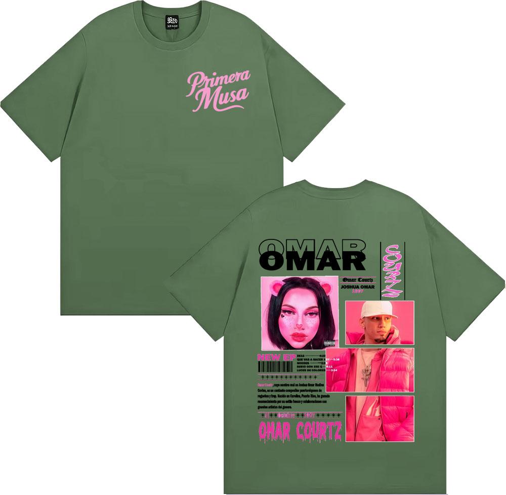 

Omar Courtz Primera Musa Graphic T Shirt Men Women Clothing Hip Hop Fashion Tshirt Harajuku Casual Cotton Short Sleeve Tshirts 3XL