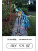 European & American Outdoor Garden Luminous Wrought Iron Swan Ornaments Solar Lights