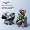 Magnetic 4-in-1 Wireless Charger with Auto-Rotate for Apple Devices, 15W Base