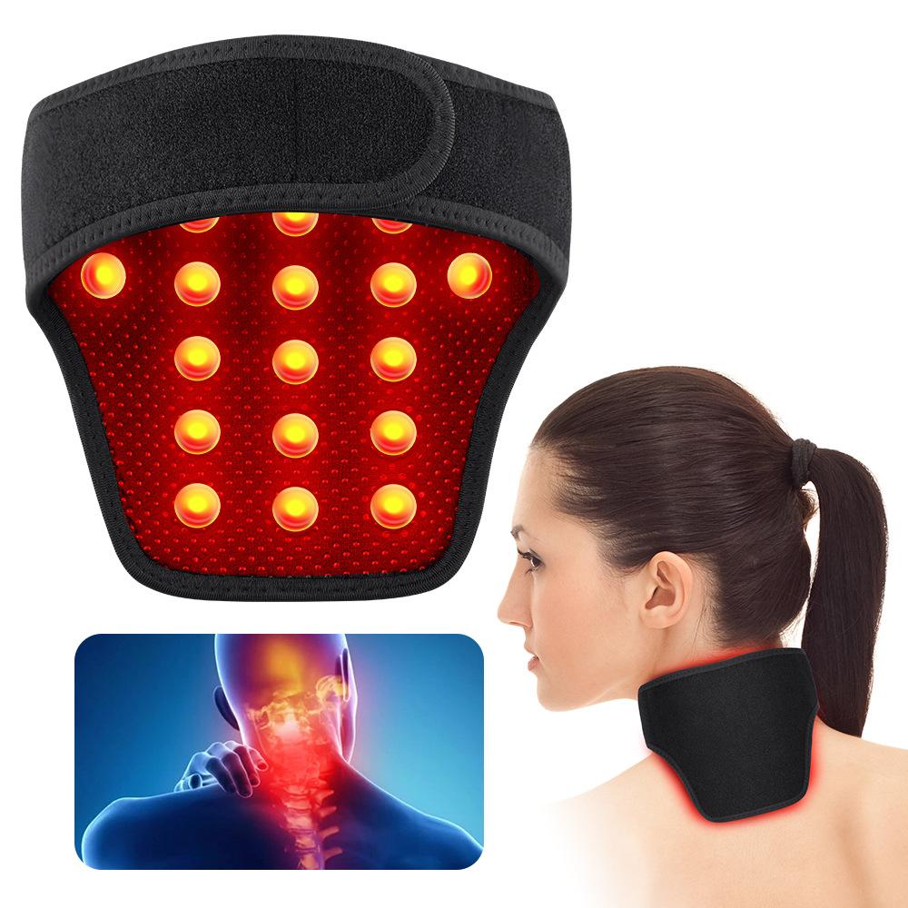 Neck Heating Pad with Tourmaline Stones & Magnetic Therapy | Self-Warming Cervical Support | Relieve Neck Pain & Stiffness