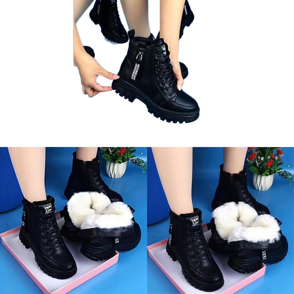 Winter Womens Ankle Boots With Faux Fur Lining For Cold Weather Comfort