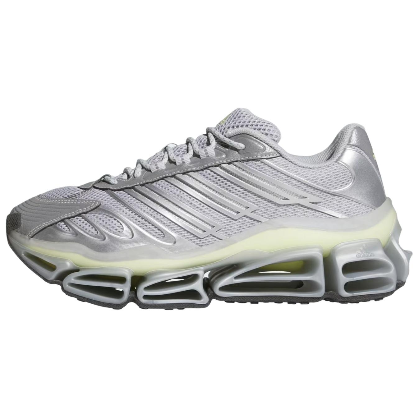 adidas Megaride AG Silver Metallic Unisex Sneakers Silver-Metallic Core-Black KJ3001 44