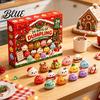 Stocking Stuffers for 24 Days Squeezy Advent Toy Children Christmas Calendar 2026 Dumpling Toys Countdown Plush Calendar Decor Jumbo