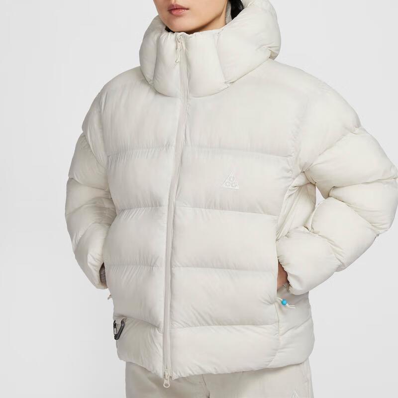 Nike ACG Series Solid Thick Warm Hooded Puffer Jacket Women Jackets White FZ6762-104