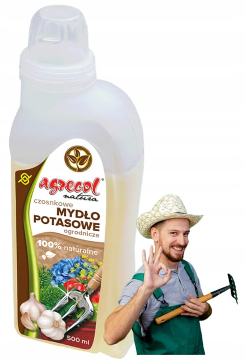 Sapone per giardinaggio al potassio e aglio 500ml biologico