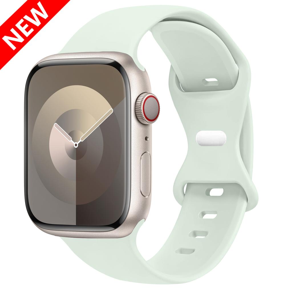 Silicone Strap For Apple Watch Band 44mm 45mm 41mm 40mm 49mm 42mm 38mm 46MM Sport Bracelet iWatch Series Ultra 2 SE 10 9 8 7 6 5