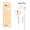 VPB S9 Electroplated Stereo In-Ear Wired Headphones with Microphone