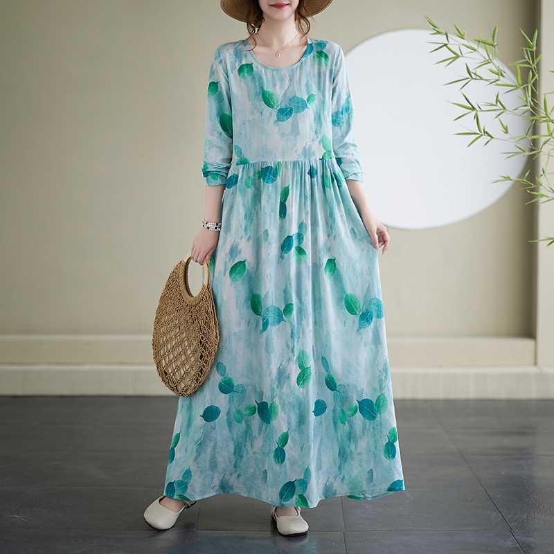 Actual 2025 Early Fall New Floral Dresses