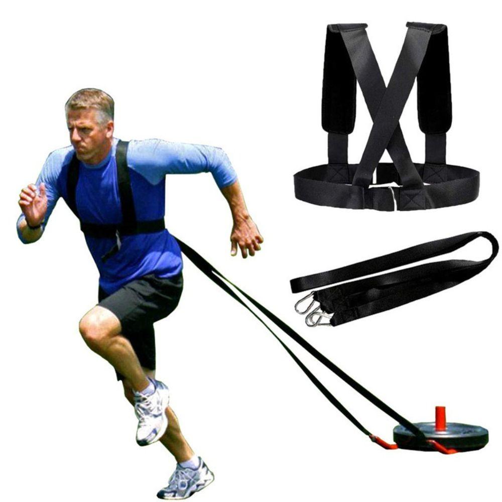 

Padded Shoulder Strap Tire Pulling Harness Workout Supplies Fitness Resistance Training Original
