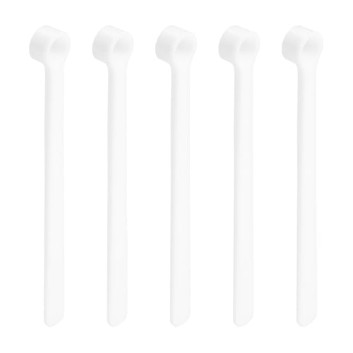 

uxcell 20-Pack Teaspoon Micro Scoops, 250 mg, Mini Powder Scoops, Mini Measuring Spoons for Cosmetic Powders and Coffee, White