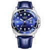Trendige Herren-Quarzuhr mit drehbarer Lünette, Wasserdichte Armbanduhr