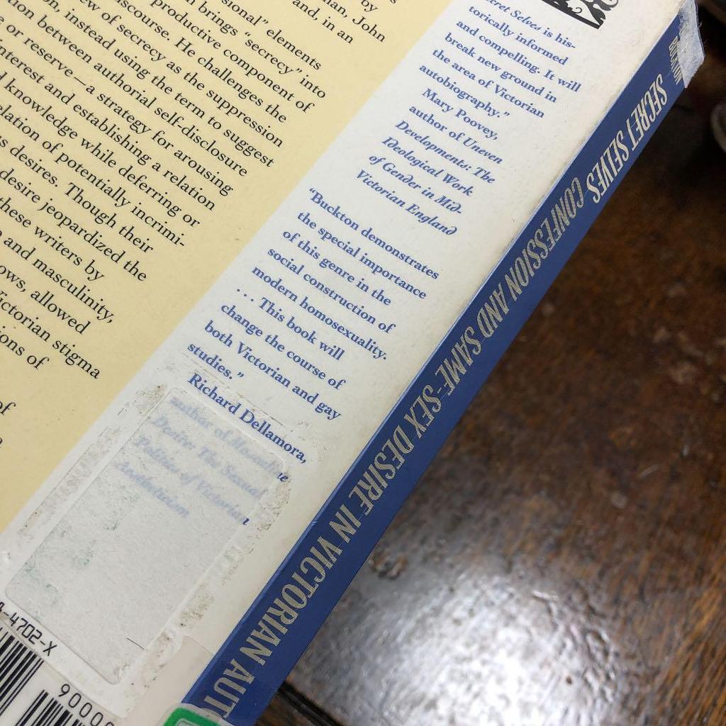 [USED] Secret Selves: Confession and Same-Sex