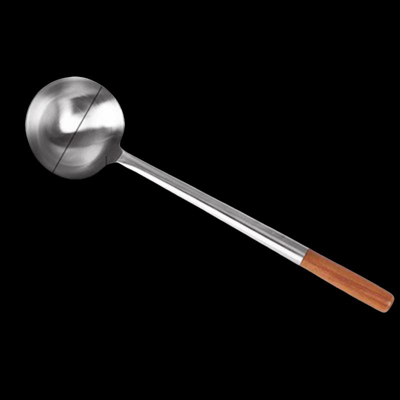

304 Stainless Steel Wooden Handle Serving Ladle