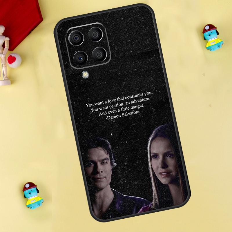 Vampire Diaries Damon Salvatore Case For Samsung Galaxy M55 M14 M34 M54 M32 M52 M15 M11 M12 M13 M06 M16 M36 M56 M31 M53 M35