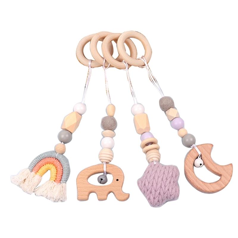 

Crib Mobile Rattle Stroller Hanging WindChime Toy Baby Infant Travel Gear Pushchair Nursery Room-Decoration Pendant Toy фиолетовый