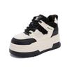 Thick-soled Fluffy Shoes for Women's 2025 Winter New Casual Sports Shoes, Fleece To Keep Warm and Versatile, and High-rise White Shoes In the Tide.