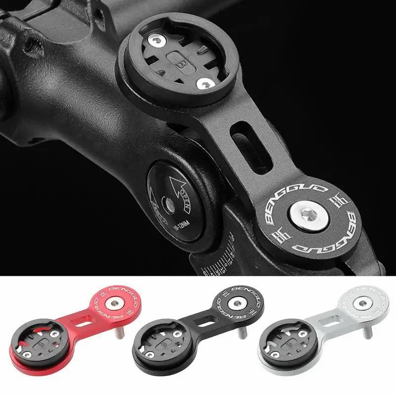 BENGGUO BG-2118 Aluminum Alloy Bike Computer Mount Stand Bracket (Without Silicone Phone Holder)