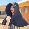 Full Face Sun Protection and Neck Protection Hat, Integrated Women's Summer Oversized Shawl Sun Protection Fisherman Hat