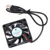 For Raspberry Radiator Ventilation Oil Bearing PC Computer Case Cooler 60mm USB Fan 5V Brushless Cooling Fans