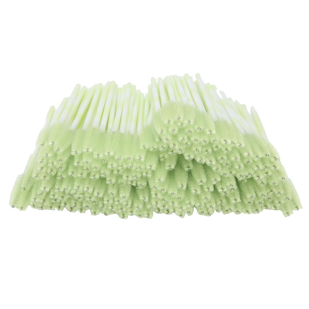 200pcs Disposable Portable Lash Brush Travel Mascara Eyelash Brush Makeup Tool Accessory