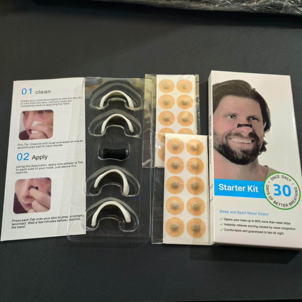 Magnetic Nasal Breathing Strips for Congestion Relief and Enhanced Breathing