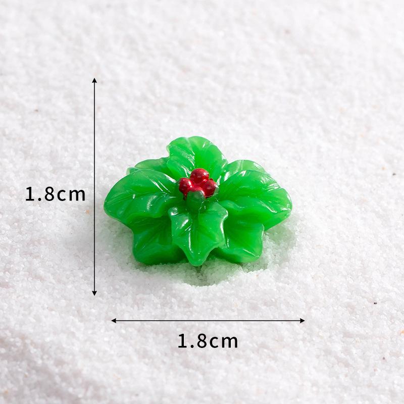 Santa Snowman Ornament Accessories Micro Landscape Christmas Gift Snowmobile Elk Resin Ornaments