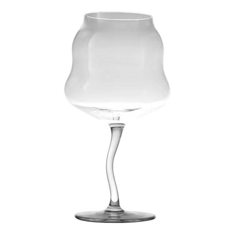 Vintage Color Wine Glass Cup Kitchen Restaurant Party Goblet Large Capacity Home Decor Champagne Whiskey Cup Drinkware