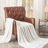 Knitted Throw Blanket Soft Cozy for Couch Yellow Living Room Home Decor Outdoor Lightweight Blanket with Tassels Warm Woven