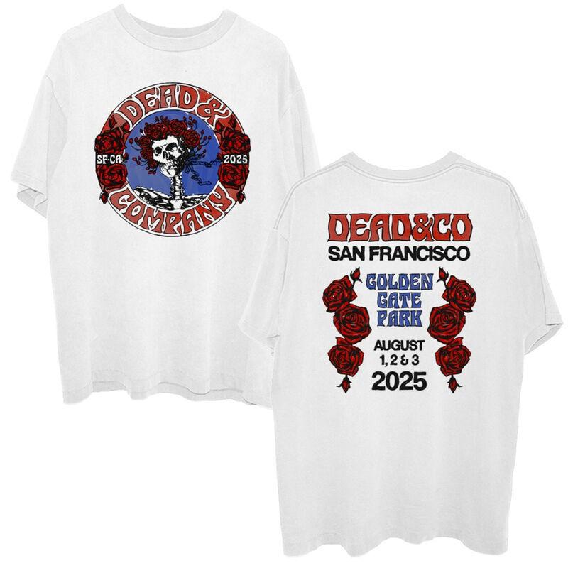 Dead and Company San Francisco Merch August 2025 Even T-shirt Unisex T-Shirt S
