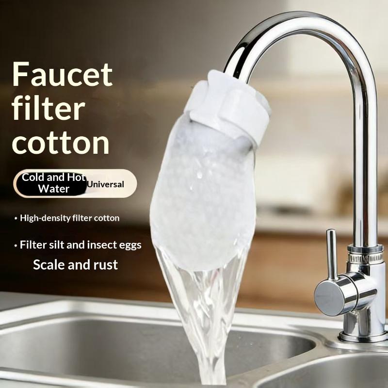 Reliable 40Pcs Faucet Filter Cotton Bags for Maintaining Fresh Water in Your Kitchen