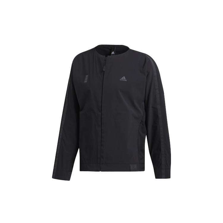 Adidas Jackets Men's Black Baseball Collar Moderate Other GJ5100