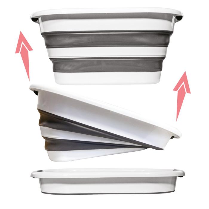 Foldable Silicone Laundry Basket 40 L