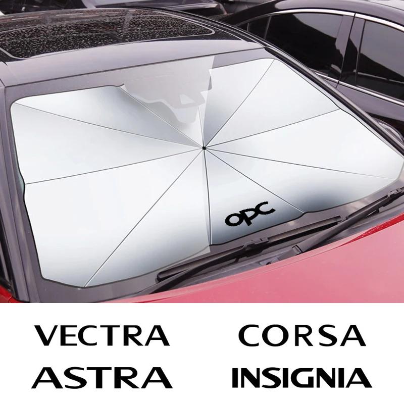 ABCDFQ1 Car Front Shading Car Windshield Sunshade Umbrella For Opel OPC OPCline Adam ASTRA Combo CORSA Grandland INSIGNIA MOKKA Meriva